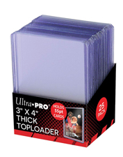 Ultra Pro - Toploads 3x4 55Pt Thick Combo 25ct