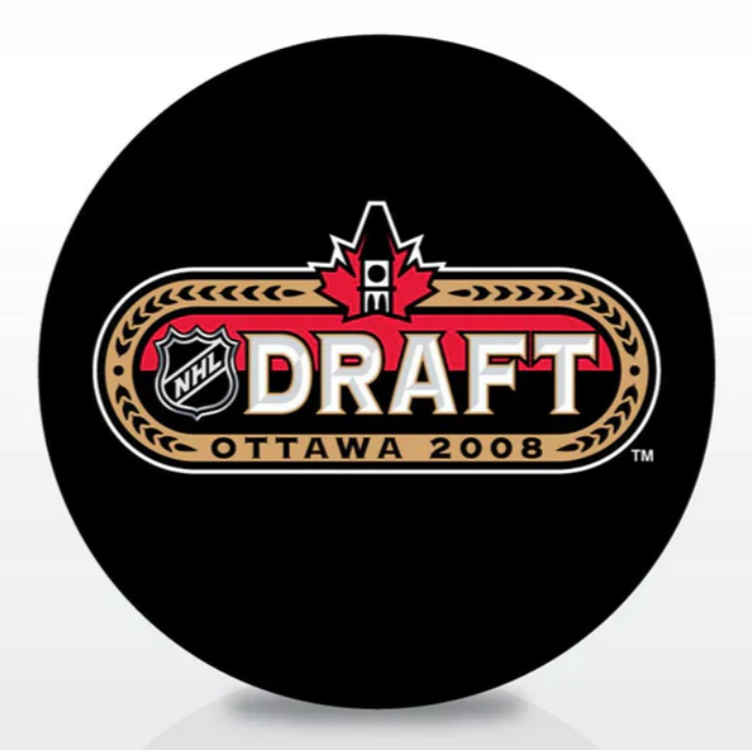 Pre-Order - John Carlson - Autographed 2008 NHL Draft Hockey Puck