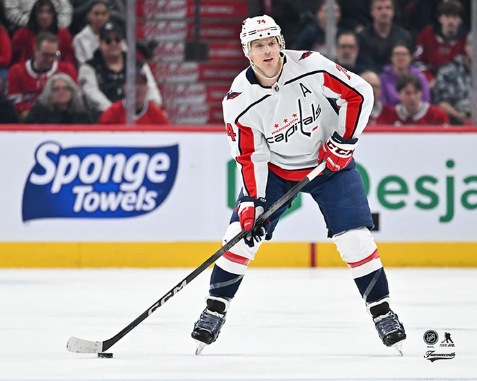 Pre-Order - John Carlson - Autographed Washington Capitals Away 8x10 Horizontal Photo