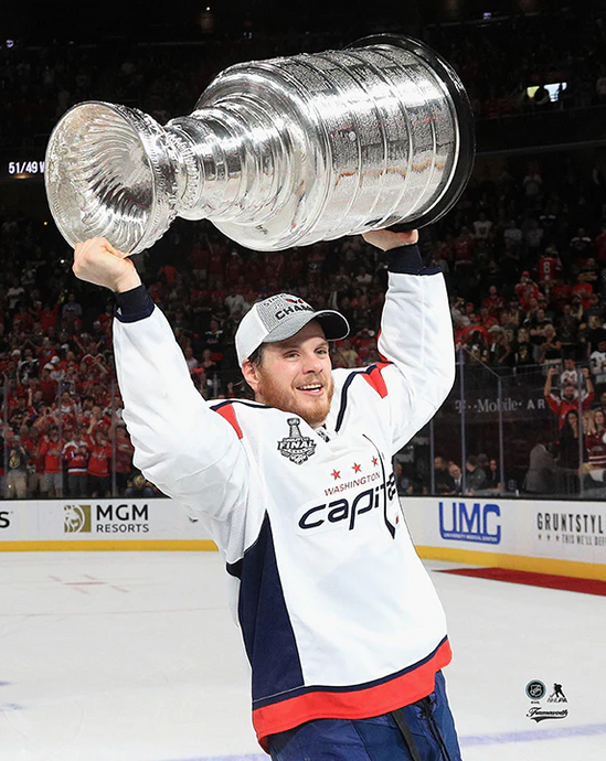 Pre-Order - John Carlson - Autographed Washington Capitals 2018 Stanley Cup 8x10 Photo
