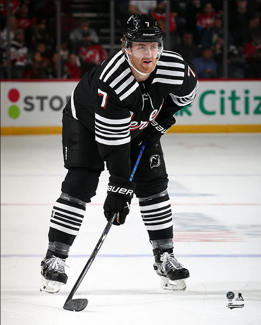 Pre-Order - Dougie Hamilton Autographed New Jersey Devils Alternate 8x10 Photo