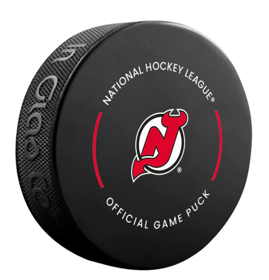 Pre-Order - Dougie Hamilton Autographed New Jersey Devils Official Hockey Puck