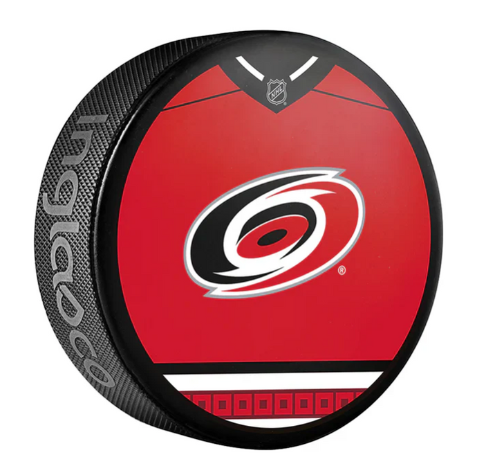 Pre-Order - Dougie Hamilton Autographed Carolina Hurricanes Jersey Collector Hockey Puck
