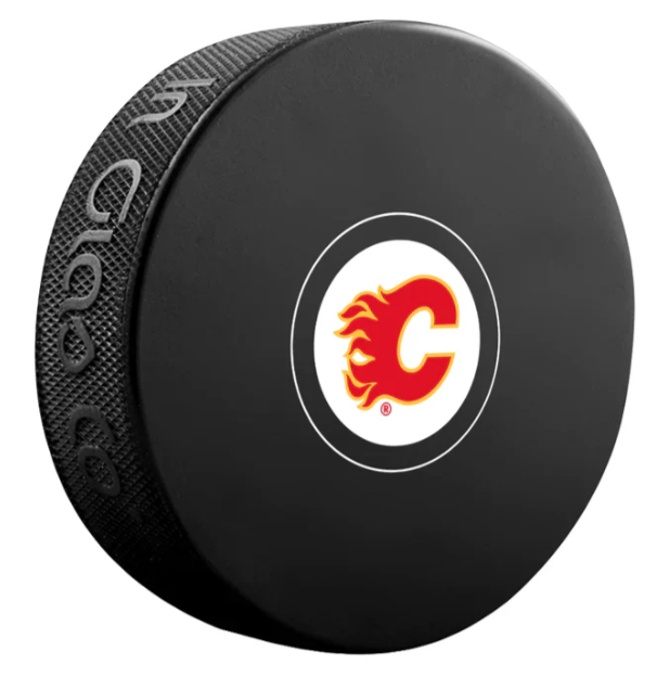 Pre-Order - Dougie Hamilton Autographed Calgary Flames Hockey Puck