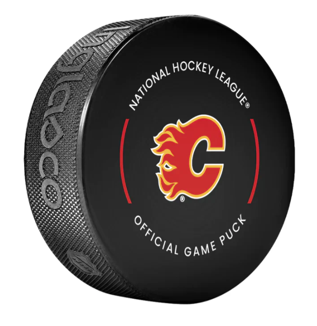 Pre-Order - Dougie Hamilton Autographed Calgary Flames Official Hockey Puck
