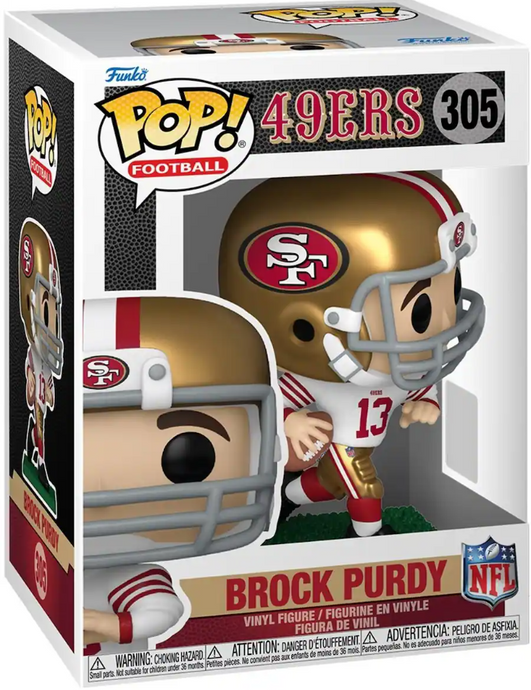 Funko Pop! NFL San Franciso 49ers Brock Purdy #305