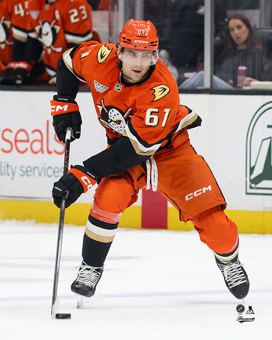 Pre-Order - Cutter Gauthier Autographed Anaheim Ducks Home 8x10 Photo