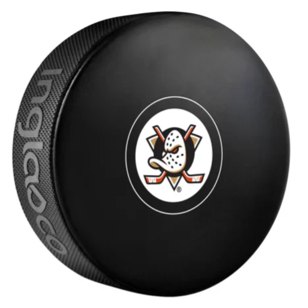 Pre-Order - Cutter Gauthier Autographed Anaheim Ducks Hockey Puck