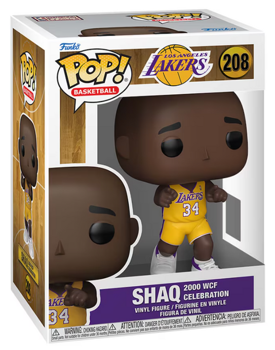 Funko Pop! NBA Los Angeles Lakers Shaquille O'Neal 2000 WCF Celebration #208