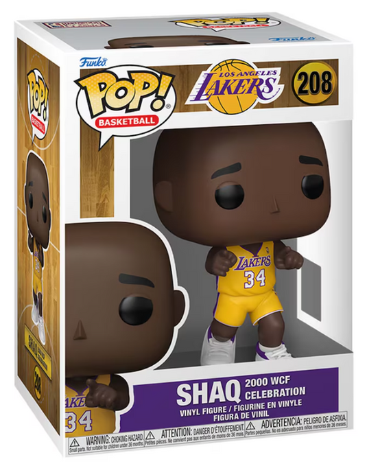 Funko Pop! NBA Los Angeles Lakers Shaquille O'Neal 2000 WCF Celebration #208