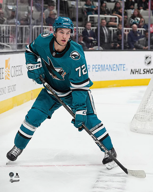 Pre-Order - William Eklund - Autographed San Jose Sharks Home 8x10 Photo