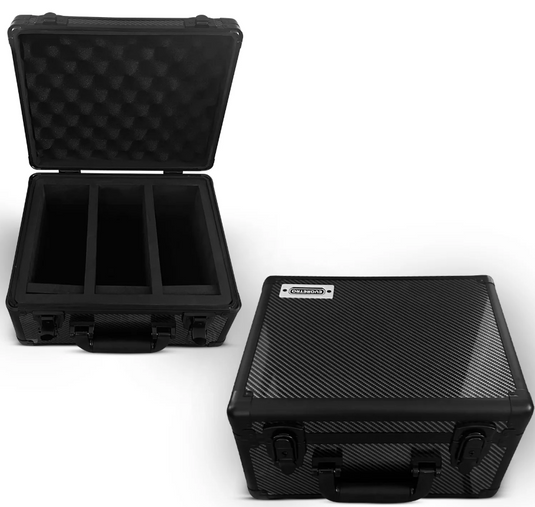 Aluminum Graded Case with Key System 3-Row - Silver