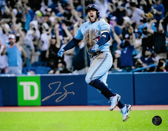 George Springer Autographed Toronto Blue Jays 8X10 Photo