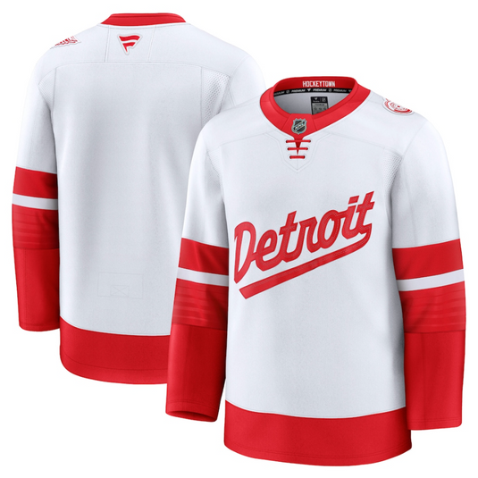 Detroit Red Wings Fanatics White 2025 NHL Stadium Series Premium Jersey
