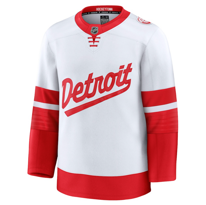 Load image into Gallery viewer, Detroit Red Wings Fanatics White 2025 NHL Stadium Series Premium Jersey
