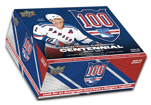 2025-26 Upper Deck New York Rangers Centennial Box Set