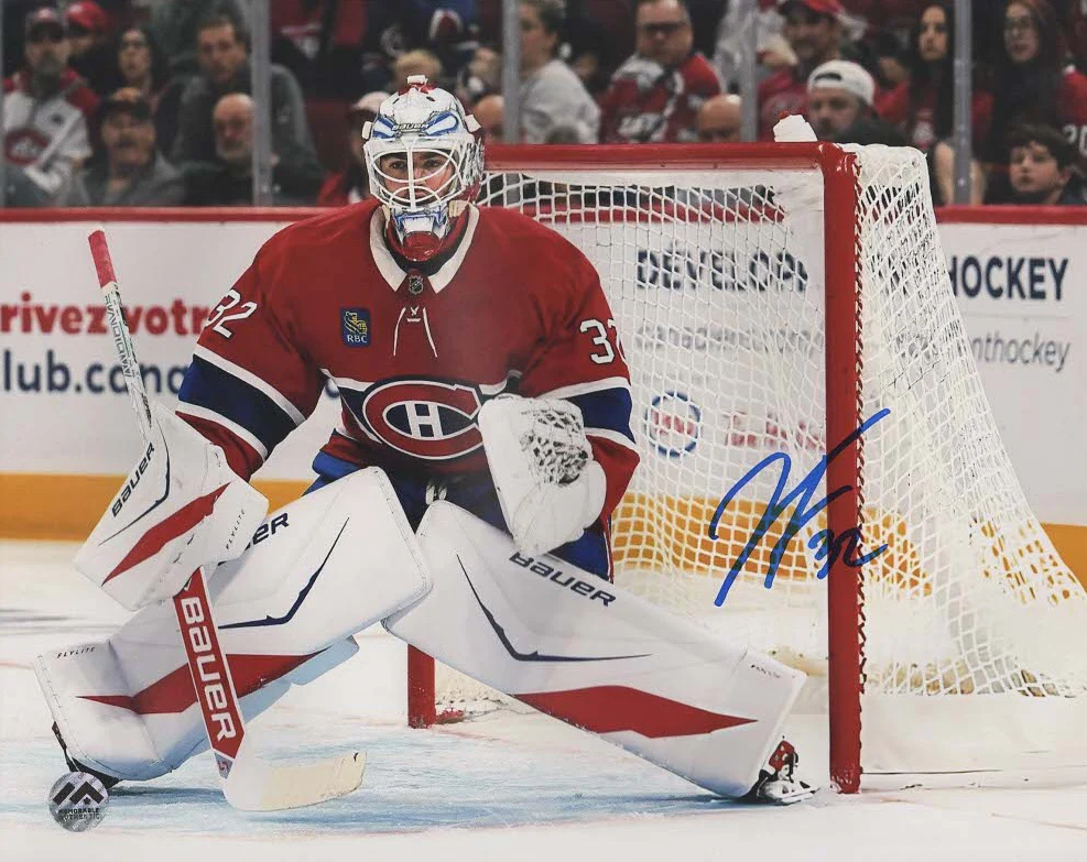 Jacob Fowler Autographed Montreal Canadiens 8X10 Action Photo – Player X
