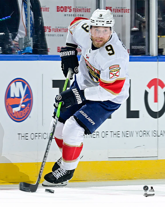 Pre-Order - Sam Bennett Autographed Florida Panthers Away 8x10 Photo