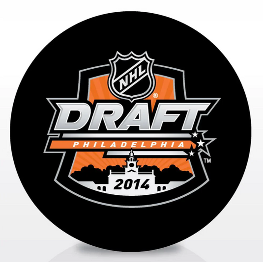 Pre-Order - Sam Bennett Autographed 2014 NHL Draft Hockey Puck