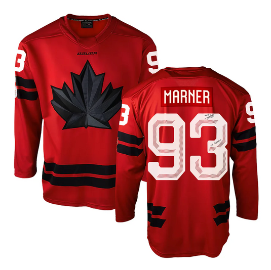 Mitch Marner - Autographed Bauer 2026 Olympics Team Canada Replica Red Jersey Inscribed 