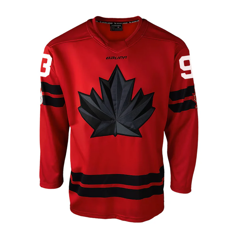 Load image into Gallery viewer, Mitch Marner - Autographed Bauer 2026 Olympics Team Canada Replica Red Jersey Inscribed "1st Olympics" (Limited Edition of 93)
