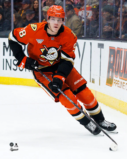 Pre-Order - Pavel Mintyukov Autographed Anaheim Ducks Home 8x10 Photo