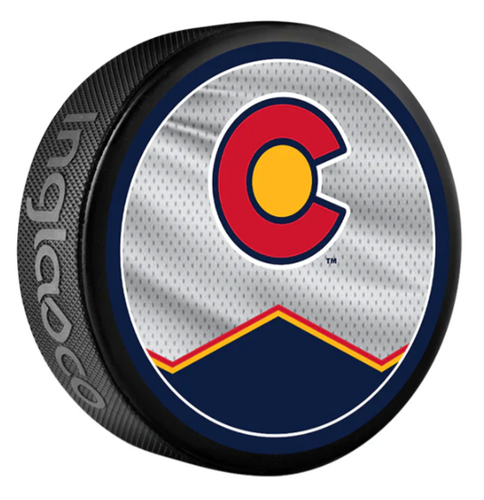 Pre-Order - Scott Wedgewood Autographed Colorado Avalanche Reverse Retro Hockey Puck