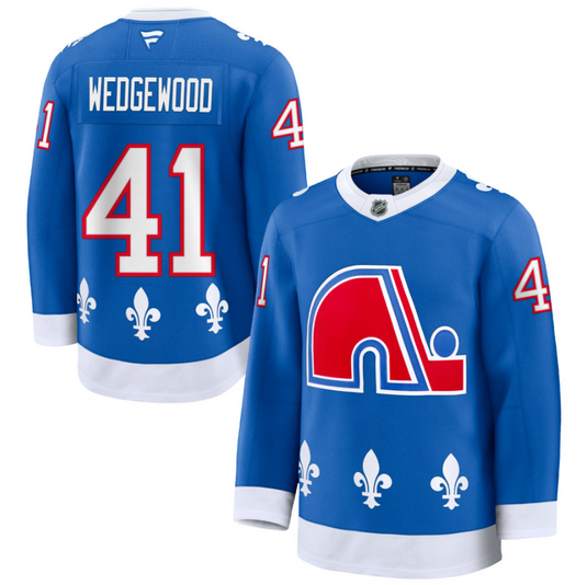 Pre-Order - Scott Wedgewood Autographed Colorado Avalanche Fanatics Blue Alternate Heritage Premium Jersey