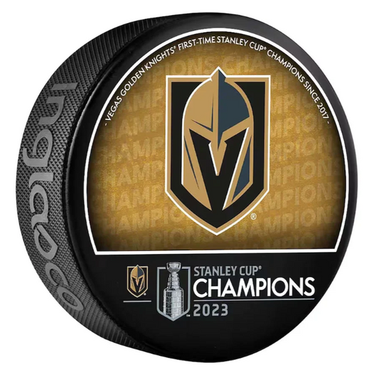 Pre-Order - Jonathan Quick Autographed Vegas Golden Knights 2023 Stanley Cup Hockey Puck