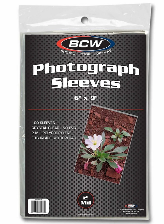 BCW 6x9 Photo Sleeve (CT 100)
