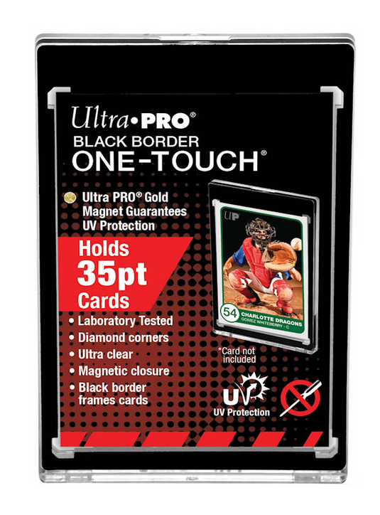 Ultra Pro - ONE-TOUCH 3x5 UV 035pt - Black Border