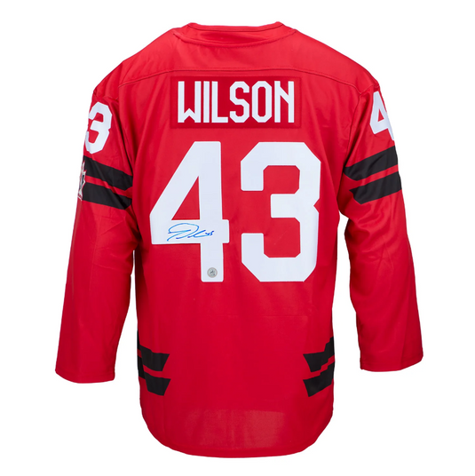 Tom Wilson - Autographed Bauer 2026 Olympics Team Canada Replica Red Jersey