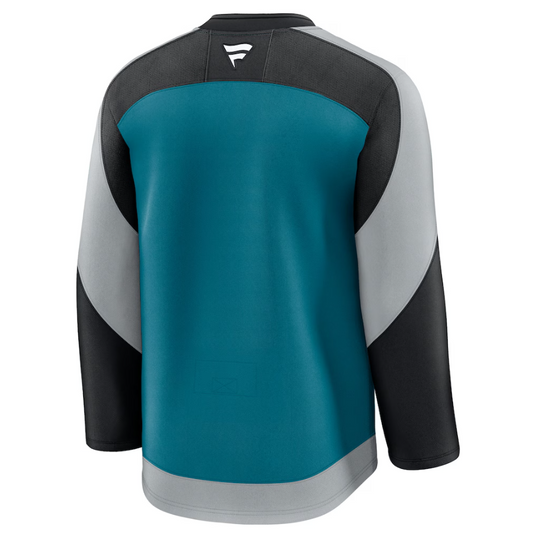 San Jose Sharks 2025 Teal Alternate Premium Hockey Jersey
