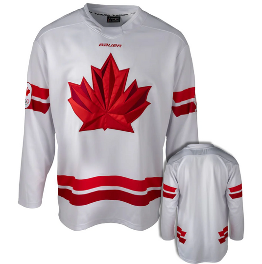 Bauer Team Canada Olympic White Replica Hockey Jersey