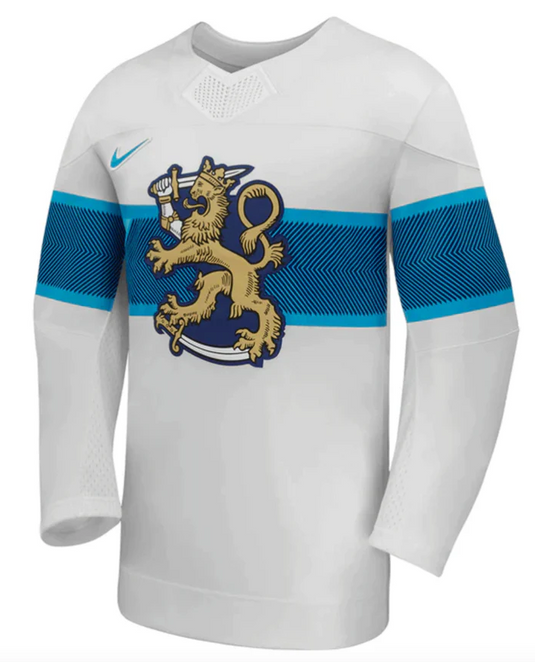 Team Finland 2026 Olympics Nike White Replica Jersey