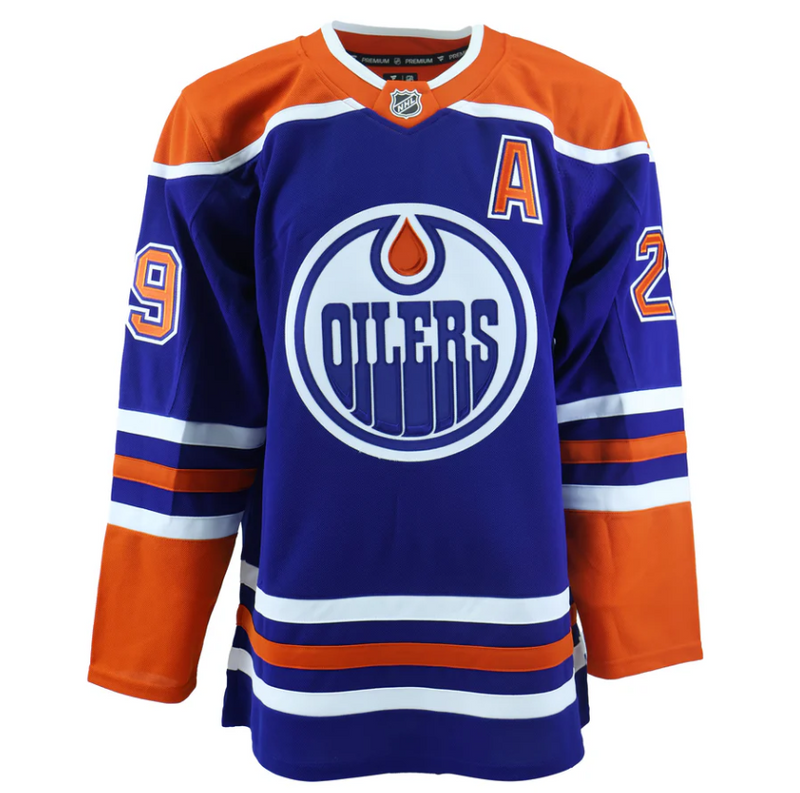 Load image into Gallery viewer, Leon Draisaitl Autographed Edmonton Oilers Fanatics Premium Home Jersey
