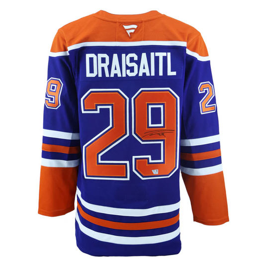 Leon Draisaitl Autographed Edmonton Oilers Fanatics Premium Home Jersey