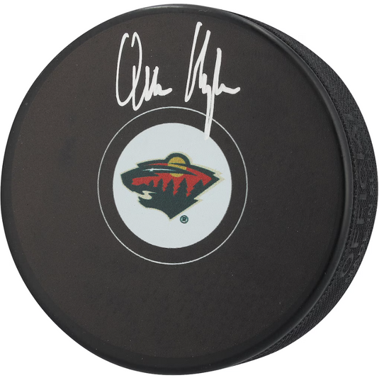Quinn Hughes Minnesota Wild Autographed Hockey Puck