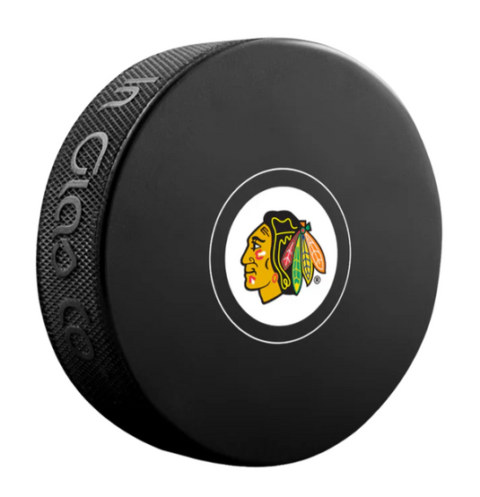 Pre-Order - Spencer Knight Autographed Chicago Blackhawks Hockey Puck