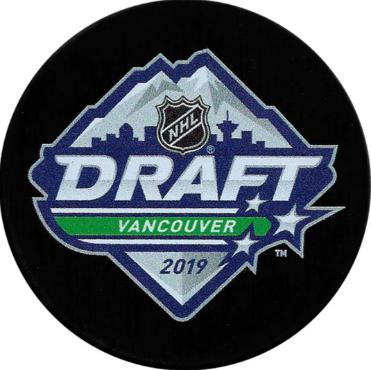 Pre-Order - Spencer Knight Autographed 2019 NHL Draft Hockey Puck