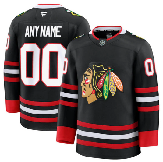 Pre-Order - Spencer Knight Autographed Chicago Blackhawks Alternate Home Fanatics Premium Jersey