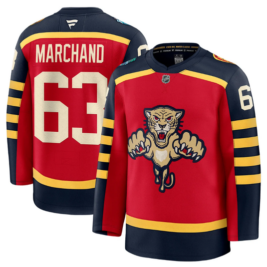 Pre-Order - Brad Marchand Autographed 2026 Winter Classic Florida Panthers Fanatics Premium Jersey