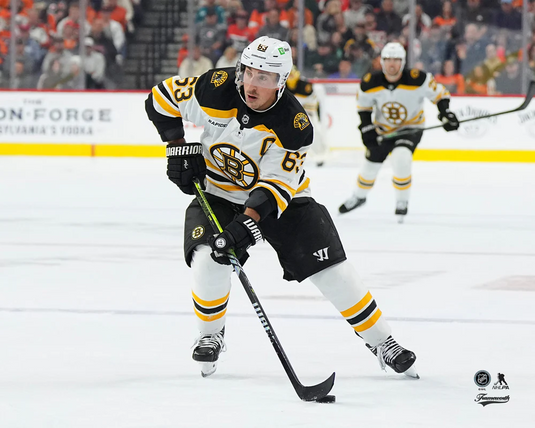 Pre-Order - Brad Marchand Autographed Boston Bruins Away Horizontal 8x10 Photo