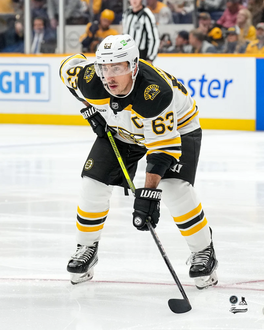 Pre-Order - Brad Marchand Autographed Boston Bruins Away 8x10 Photo