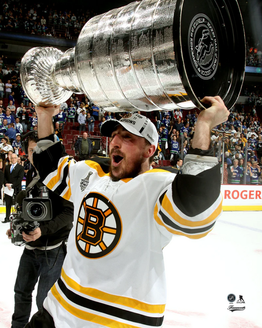 Pre-Order - Brad Marchand Autographed Boston Bruins 2011 Stanley Cup 8x10 Photo
