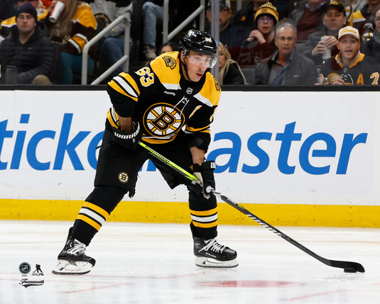 Pre-Order - Brad Marchand Autographed Boston Bruins Home Horizontal 8x10 Photo