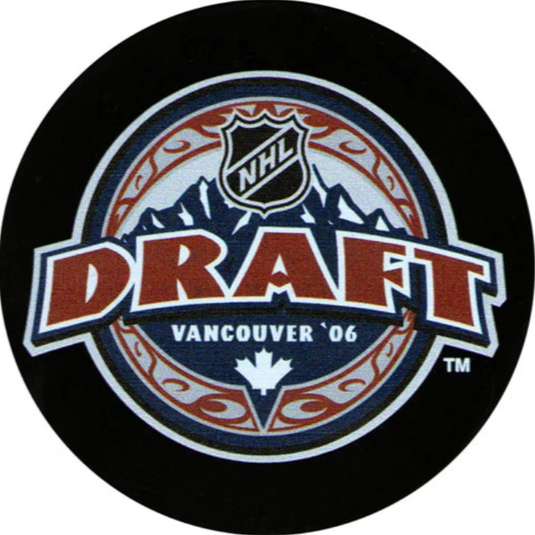 Pre-Order - Brad Marchand Autographed 2006 NHL Draft Hockey Puck
