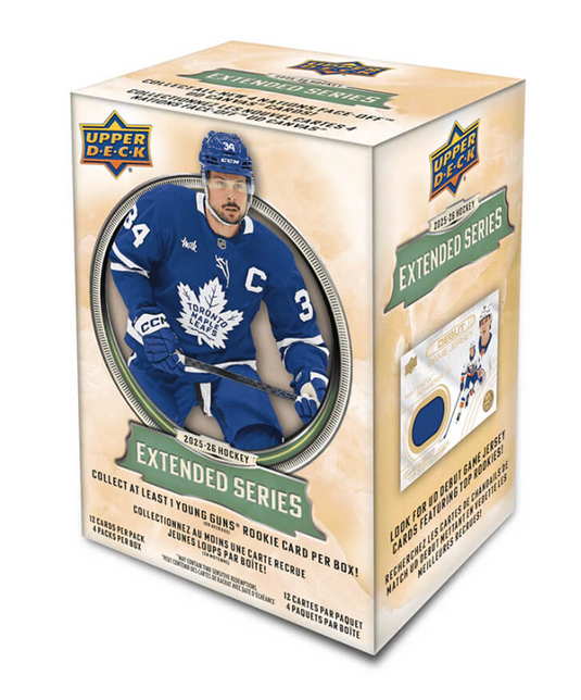 2025-26 Upper Deck Hockey Extended Series Blaster