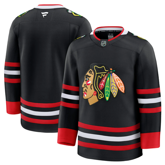 Chicago Blackhawks Fanatics Black Alternate Premium Jersey