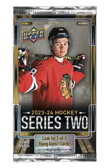 2023-24 Upper Deck Hockey Series 2 Hobby Box - Single Pack
